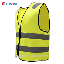 Heißer Verkauf gelbe Ingenieur Hallo Vis Arbeitskleidung Jacke ANSI hohe Sichtbarkeit Flourescent Reflektierende Sicherheitsweste mit Reißverschluss